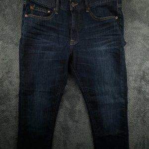 Lucky Brand 33x25 410 Athletic Slim Denim Jeans Pants Adult W/ Pockets Zip Fly